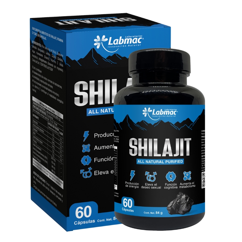 SHILAJIT CAPSULAS 500 mg ENVASE X 60 + 10 U