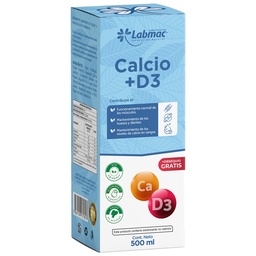 [PDT-0169] CALCIO +D3 JARABE FRASCO X 500 mL