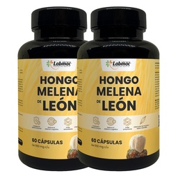 [WKIT-0075] 2 HONGO MELENA DE LEON CAPSULAS 550 mg ENVASE X 60 U