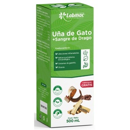 [JAR-0046] UNA DE GATO + SANGRE DE DRAGO JARABE 500 ML