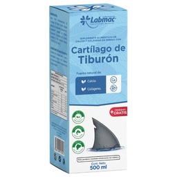 [JAR-0105] CALCIO Y COLÁGENO CARTILAGO DE TIBURON 500 ML