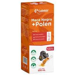 [JAR-0116] MACA NEGRA + POLEN JARABE 500ML