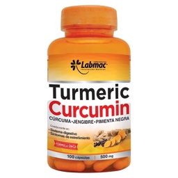 [PDT-0150] TURMERIC CURCUMIN CAPSULAS 500 mg ENVASE X 100